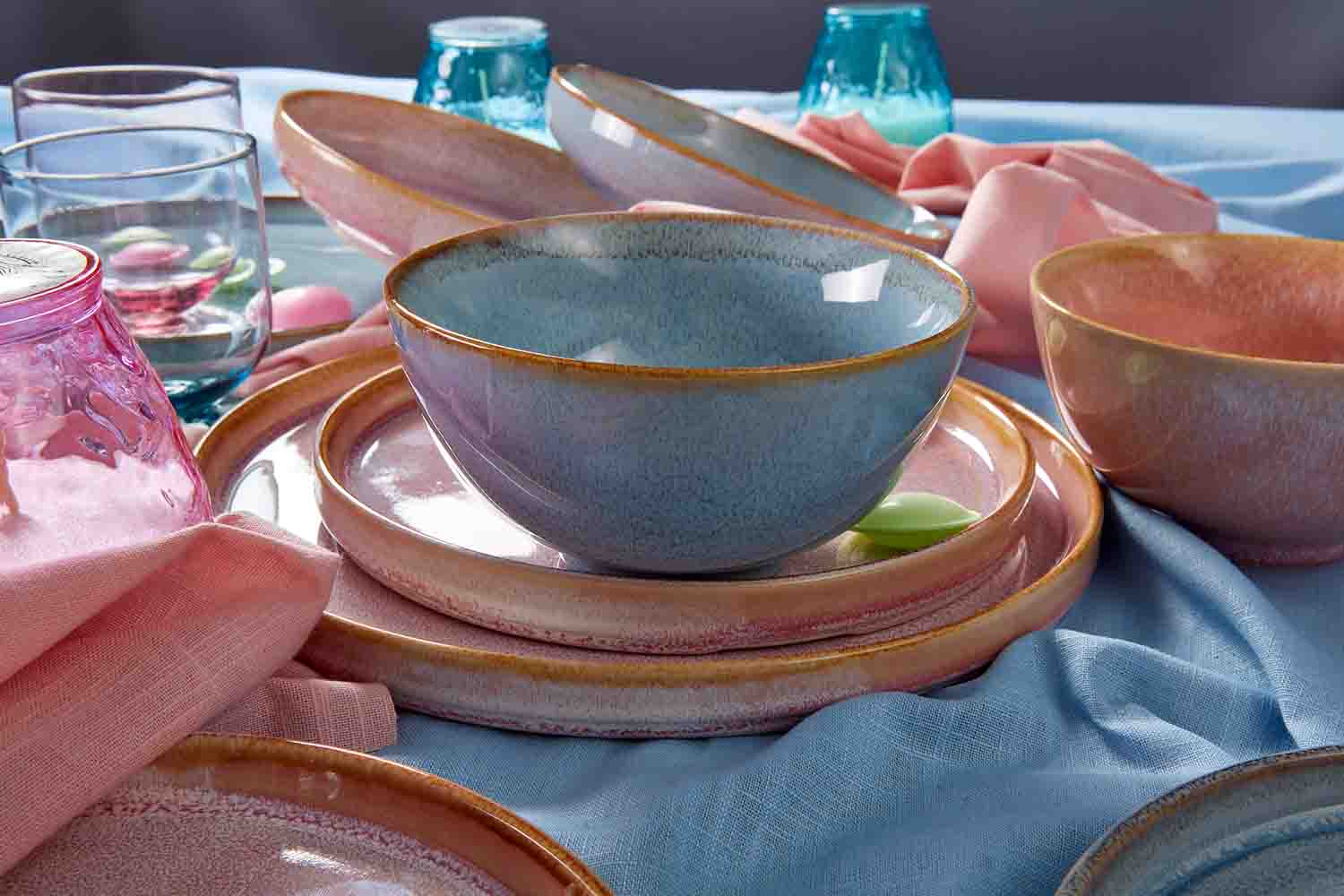 Salatschüssel / Bowl, APS Porcelain, Ming Rose - Ø 20 cm | 800 ml