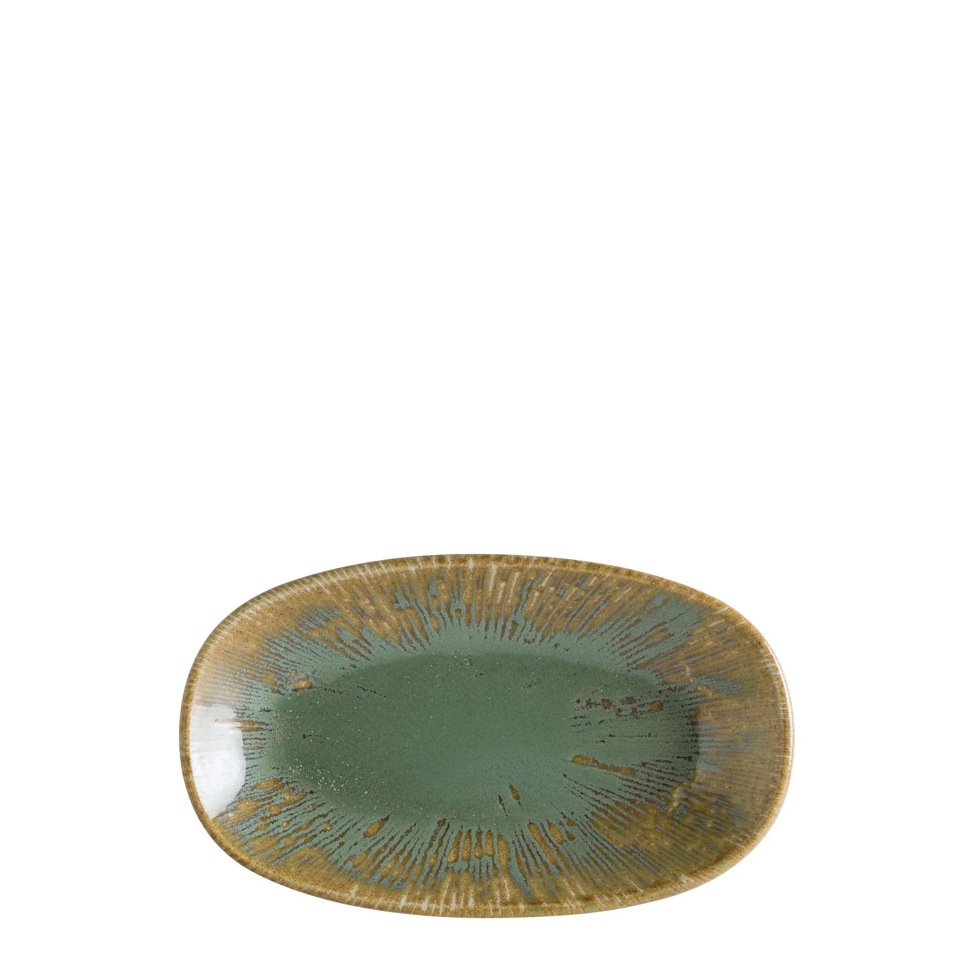 Servierplatte, Bonna, Snell Sage, Grün - 24 x 14 cm
