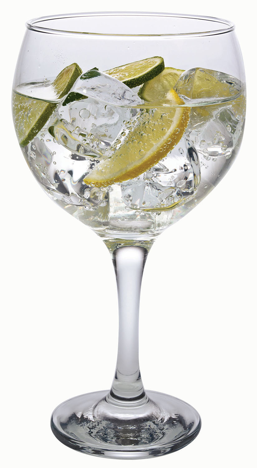 Gin Tonic Cocktail Glas mit Stiel, Pasabahce, Cubata - 630 ml