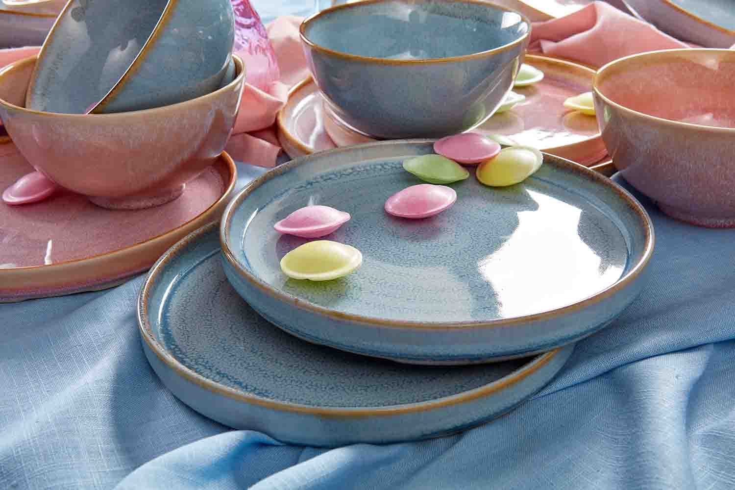 Dessertteller, APS Porcelain, Ming Blue - Ø 22 cm