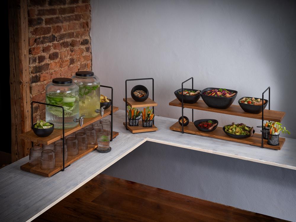 Etagère, 2-stufig, APS, PERFECTO SMALL - 23 x 80 cm