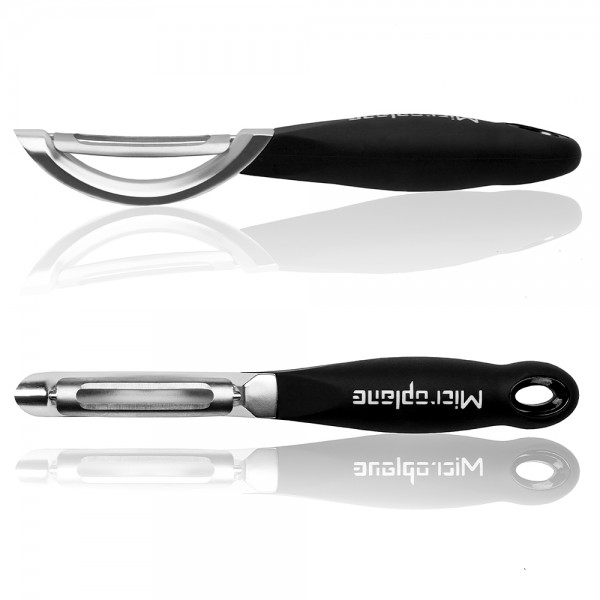Obst- und Gemüseschäler/ Sparschäler mit Doppelklinge, Microplane