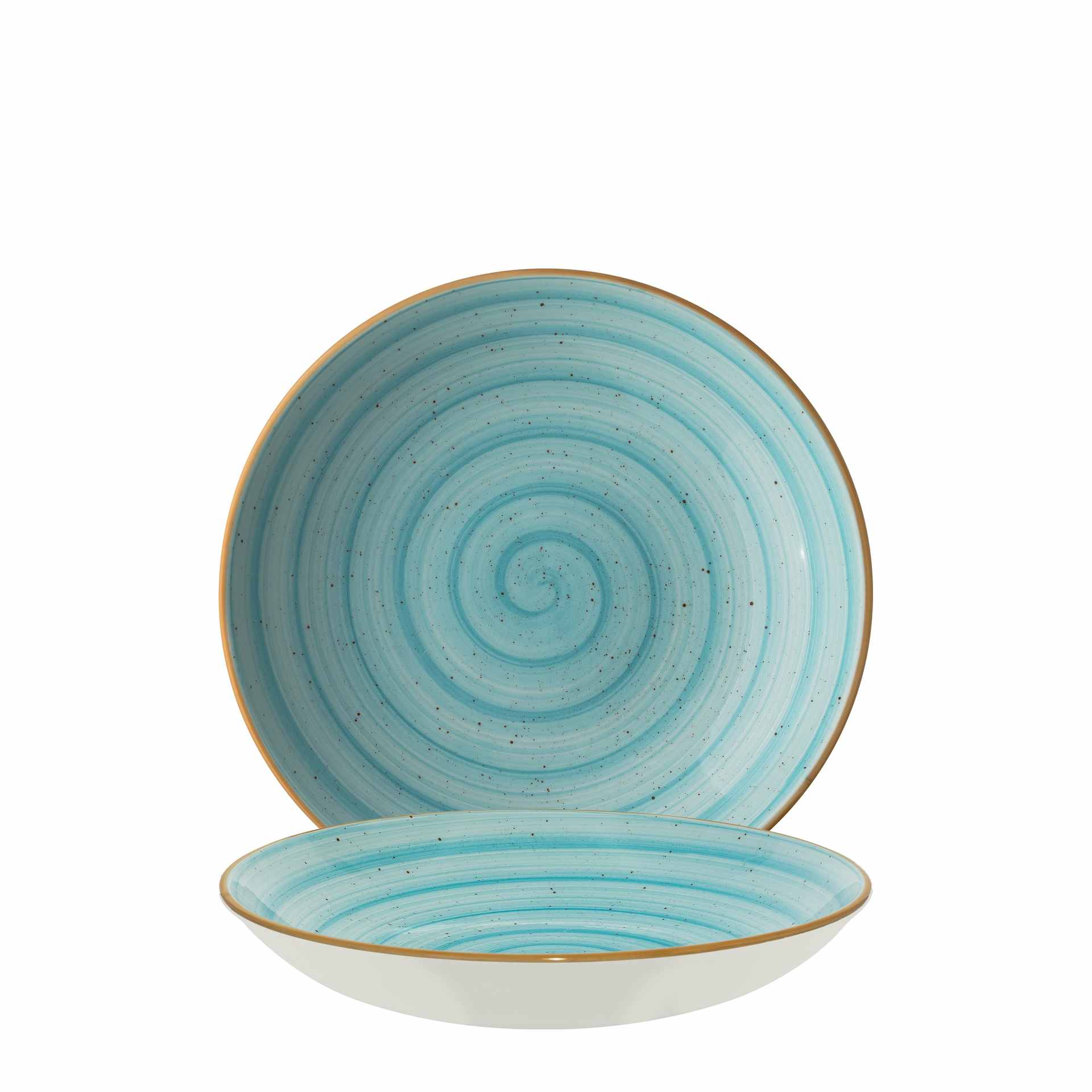 Teller tief, Bonna, Aura Aqua, Türkis - Ø 28 cm | 1,7 Liter