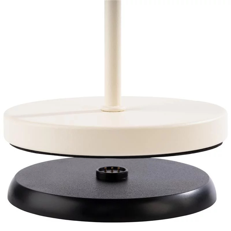 Akku LED-Tischlampe, APS, Cleo, Weiß - Höhe: 30,5 cm