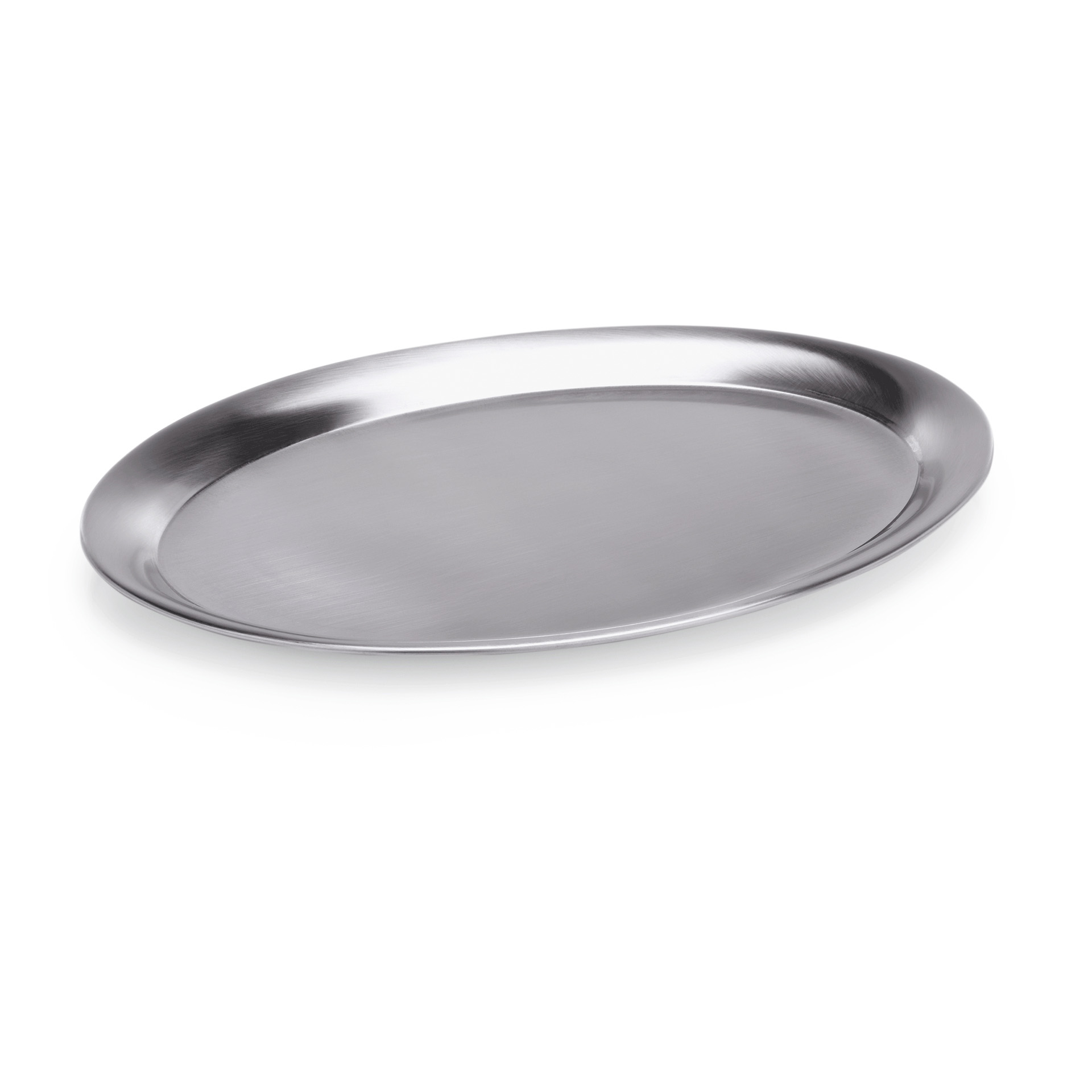 Kaffeetablett oval, WAS Germany, Edelstahl - 29 x 22 cm