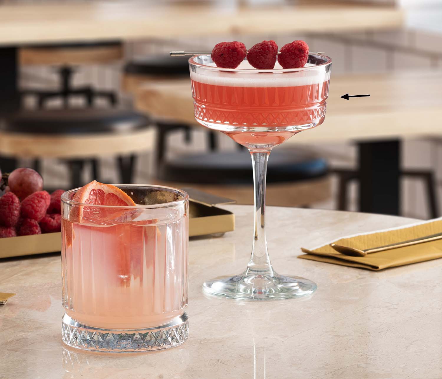 Coupette Glas / Cocktailschale, Pasabahce, Elysia - 260 ml
