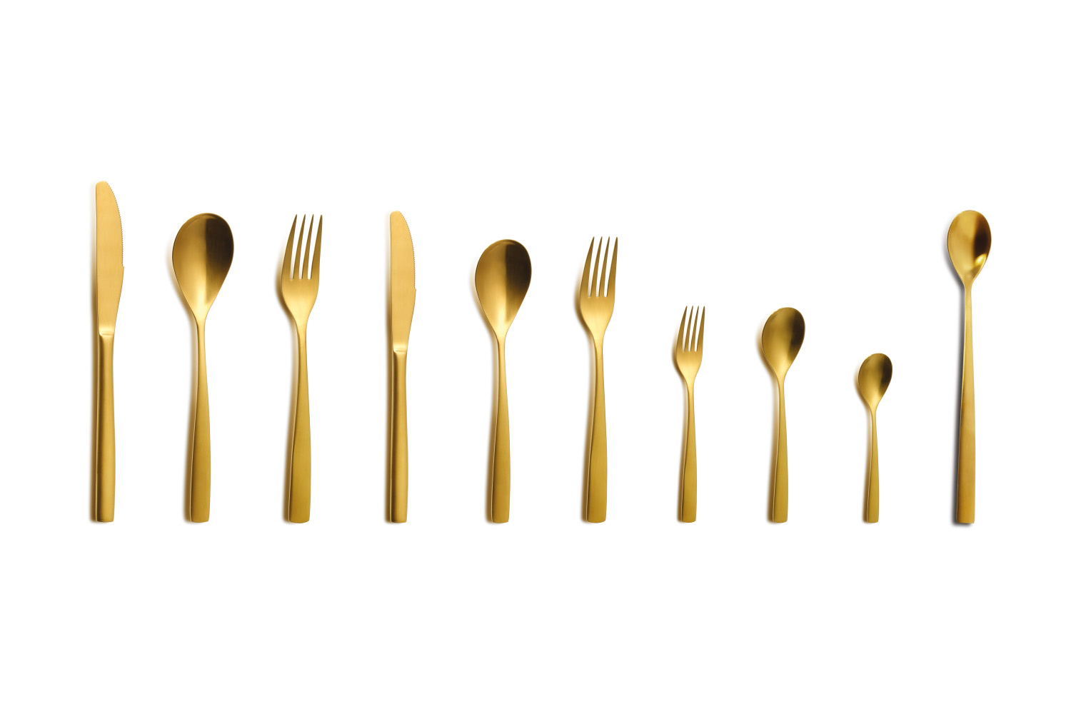 Kaffeelöffel / Teelöffel, Comas, BCN Colors Oro, Gold - 14 cm