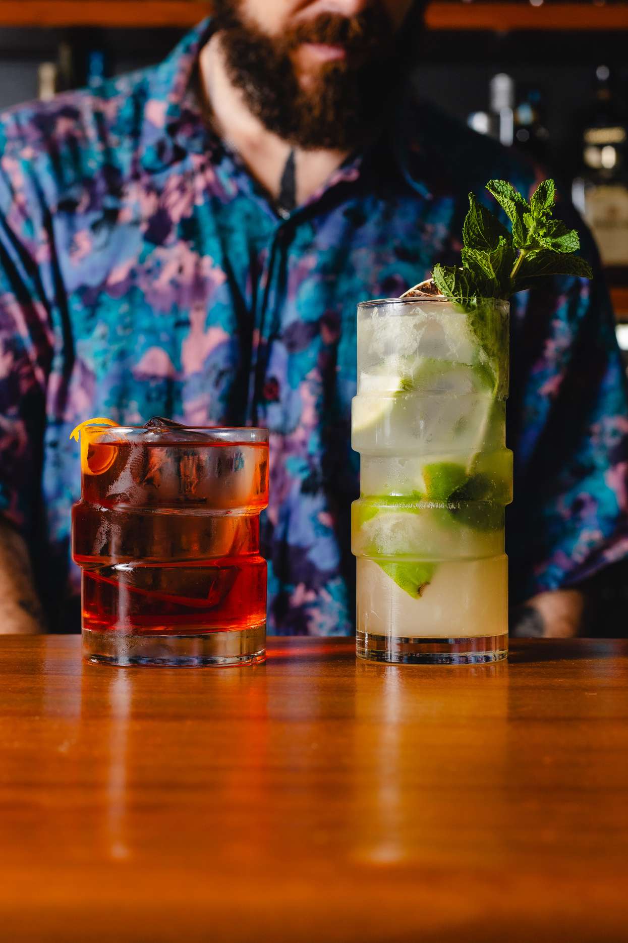 Double Old Fashioned Glas, Onis, The Glitch - 355 ml