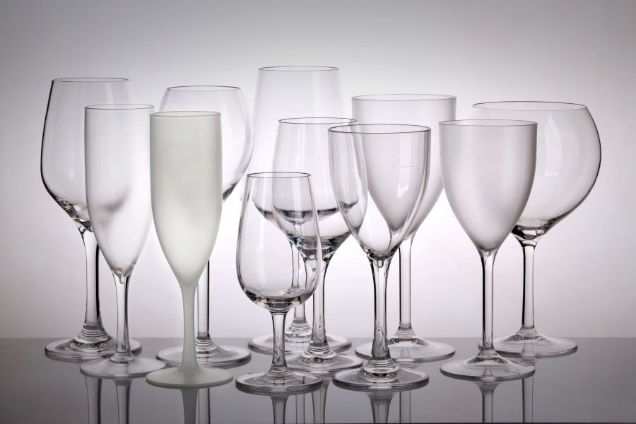 Weinglas (Kunststoff), glassFORever - Eichstrich: 0,1 l & 0,2 l