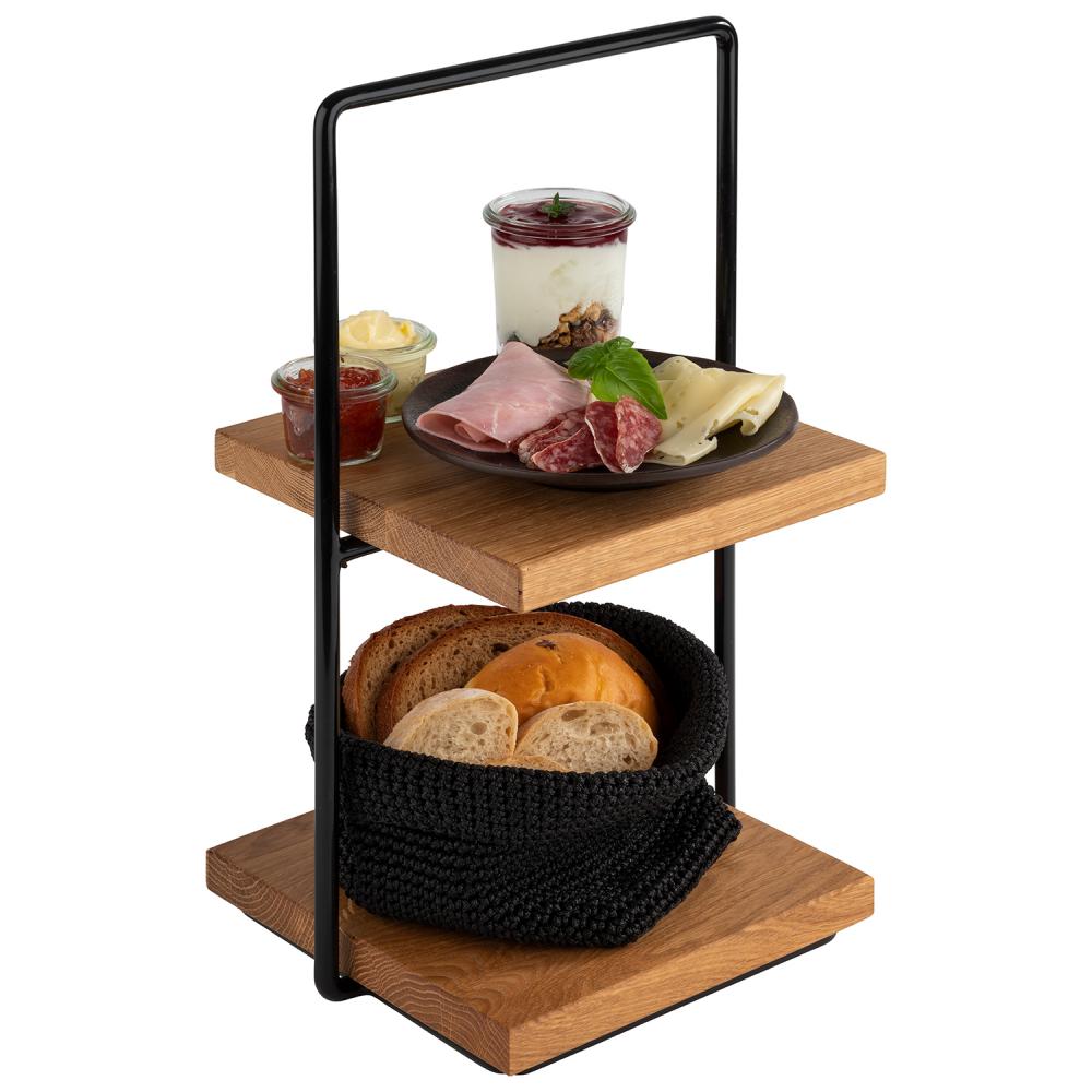Etagère / Buffetständer 2-stufig, APS, PERFECTO SMALL- 20 x 23 cm