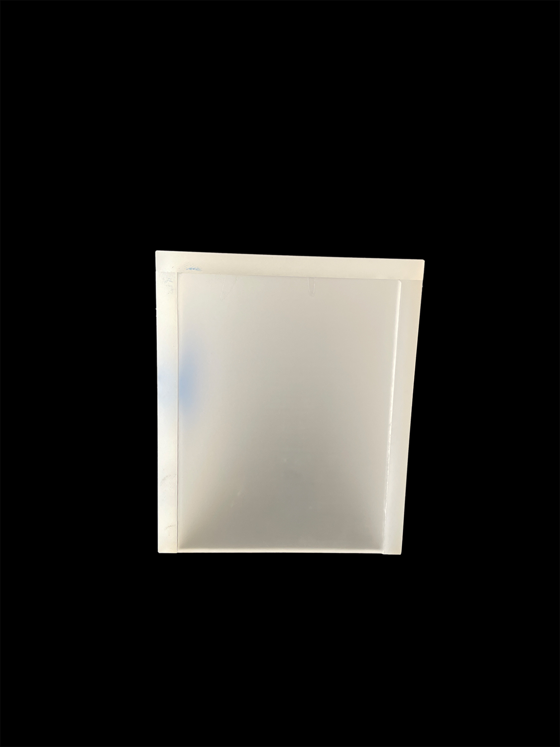 Flaschenstufe D aus Acryl, 50cm x 10cm x 12cm