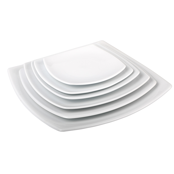 Dessertteller, Royal Porcelain, Serie 41 - 21 x 21 cm | H 2,6 cm