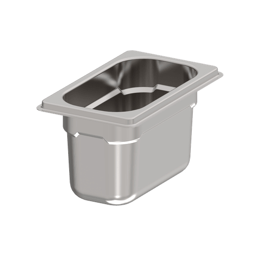 GN 1/9-100, Rieber, Edelstahl, Silber - 0,7 Liter