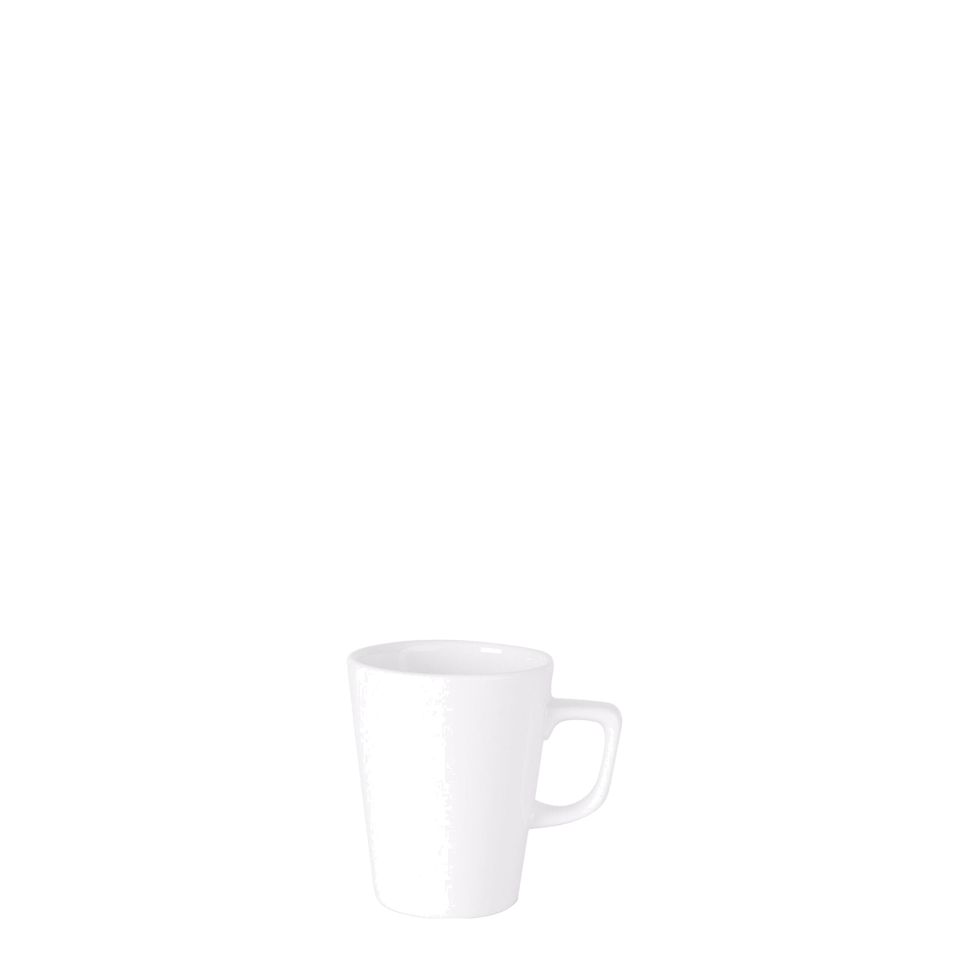 Tee- / Kaffeetasse, APS Porcelain, Basics White - 305 ml