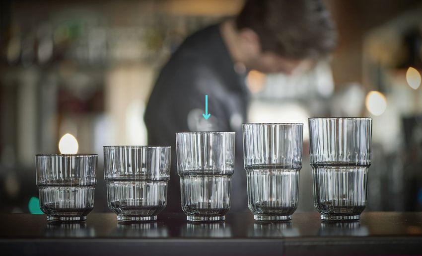 Highball / Longdrinkglas / Beverage, Onis, LinQ, Grau - 295 ml