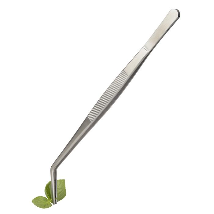 Pinzettenzange / Küchenpinzette, APS, Edelstahl, Silber - 30 cm
