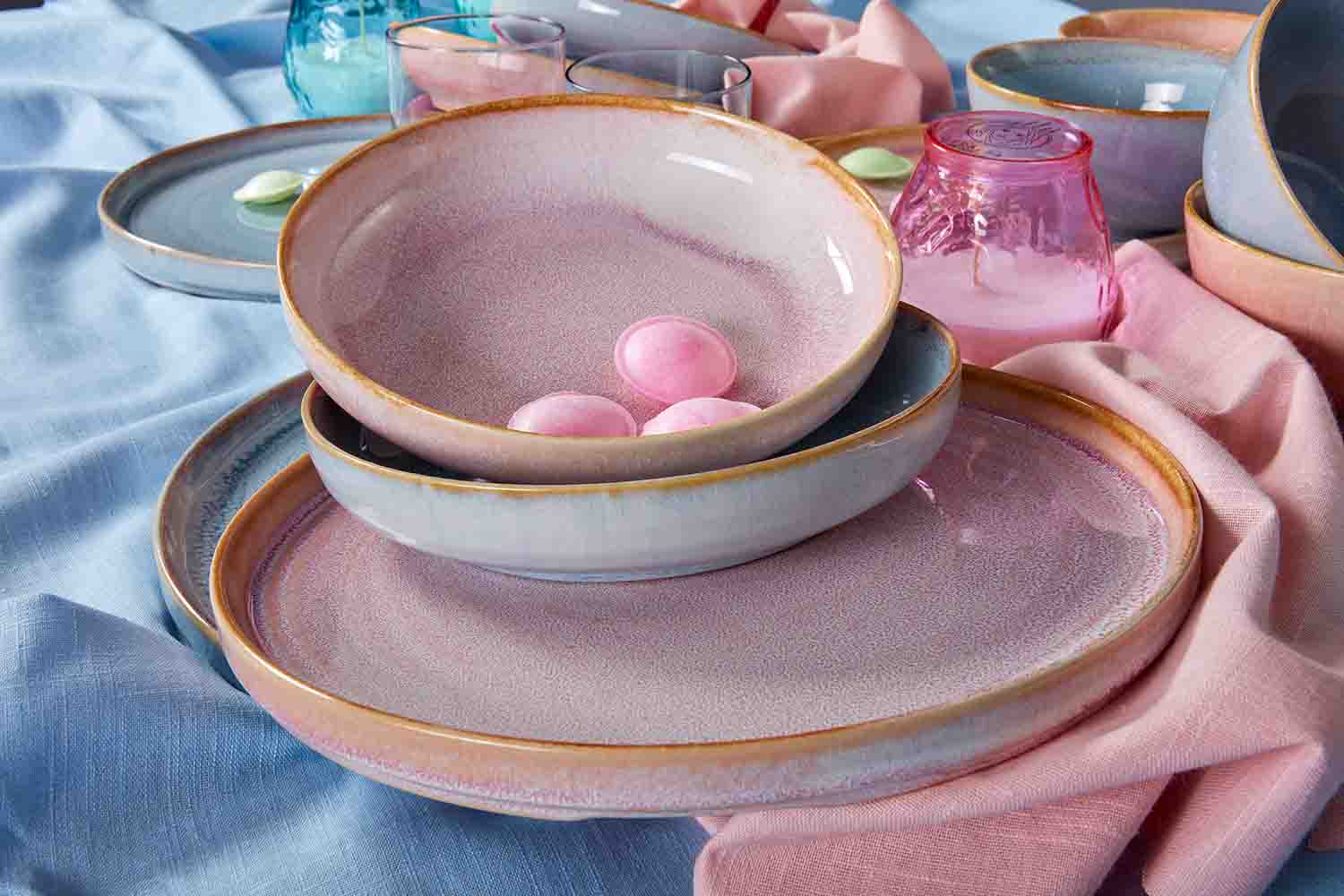 Salatschüssel / Bowl, APS Porcelain, Ming Rose - Ø 20 cm | 800 ml