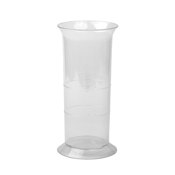 Jigger / Barmaß, Kunststoff - 30 / 60 ml