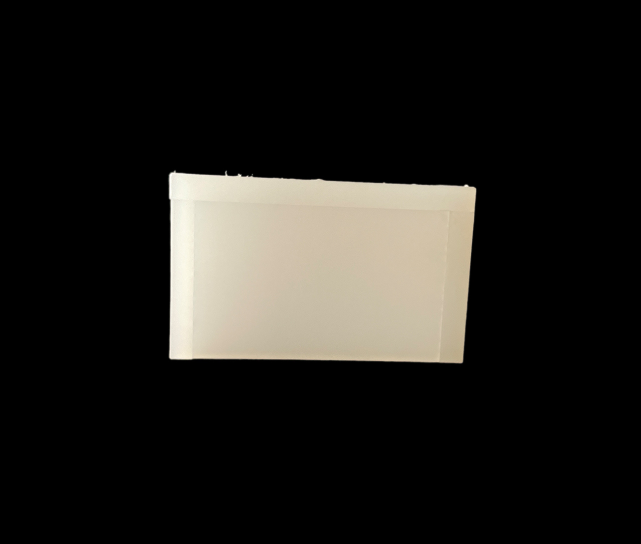 Flaschenstufe B aus Acryl, 50 x 10 x 6 cm