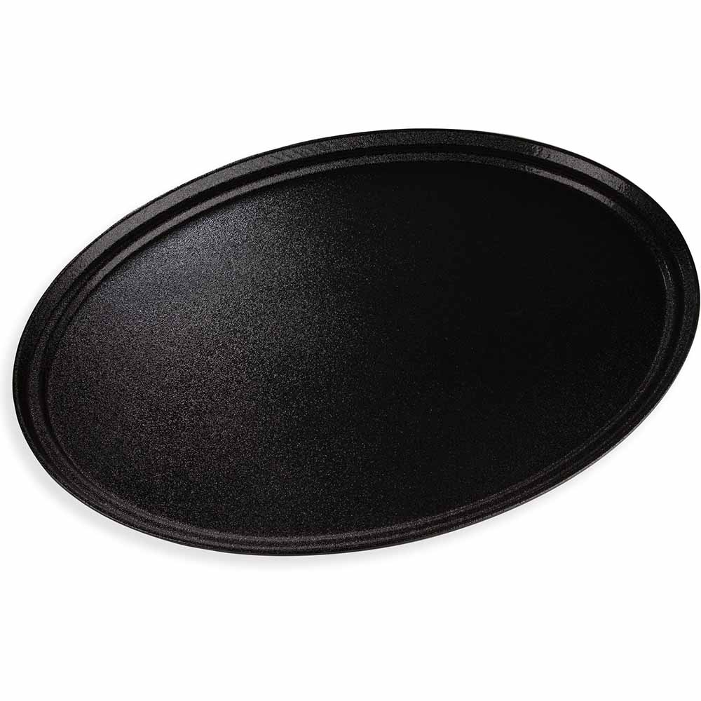 Serviertablett oval/XXL, Carlisle, Schwarz - 78,74 x 60,96 cm