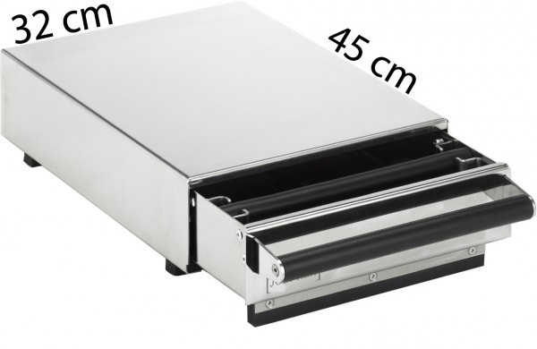 Sudschublade Exclusive M, JoeFrex, Edelstahl - 32 x 45 x 11 cm