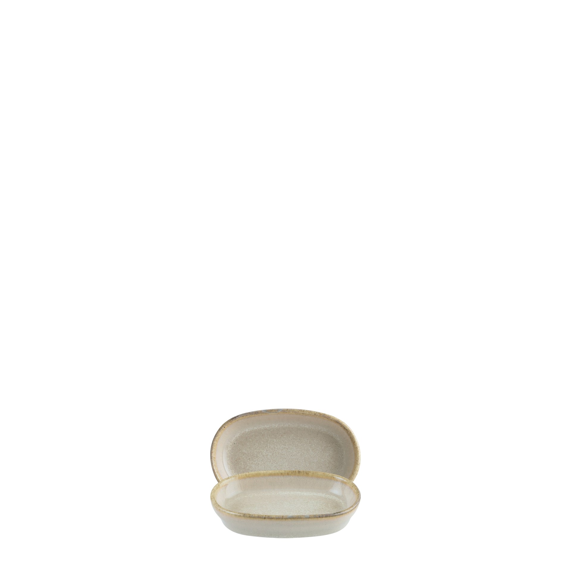 Schälchen Oval, Bonna, Sand, Beige - 10 x 6,5 cm | 60 ml