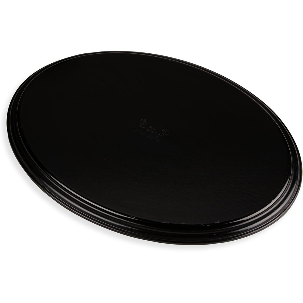 Serviertablett oval/XXL, Carlisle, Schwarz - 78,74 x 60,96 cm
