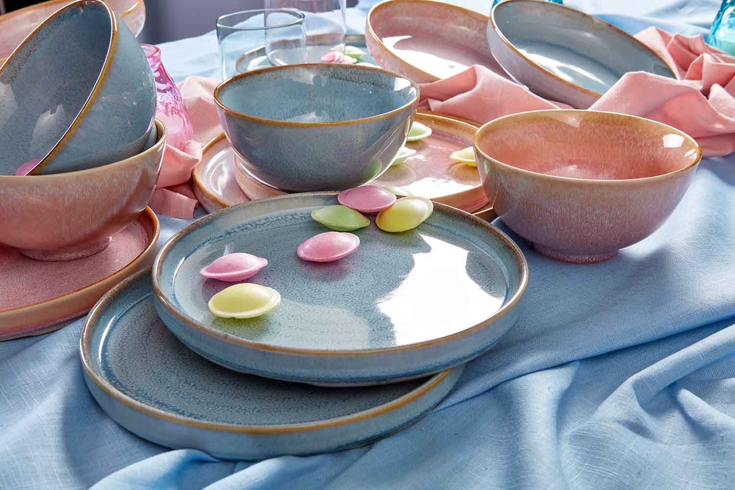 Dessertteller, APS Porcelain, Ming Blue - Ø 22 cm