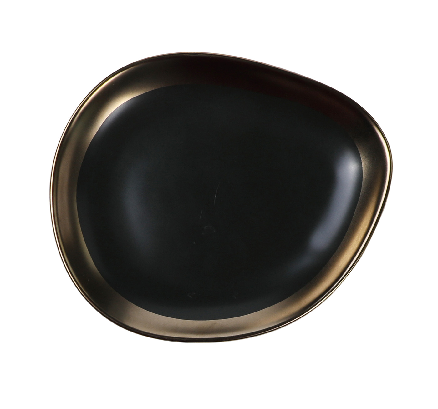 Dessertteller, APS Porcelain, Dynasty, dunkelgrün/gold - Ø21cm