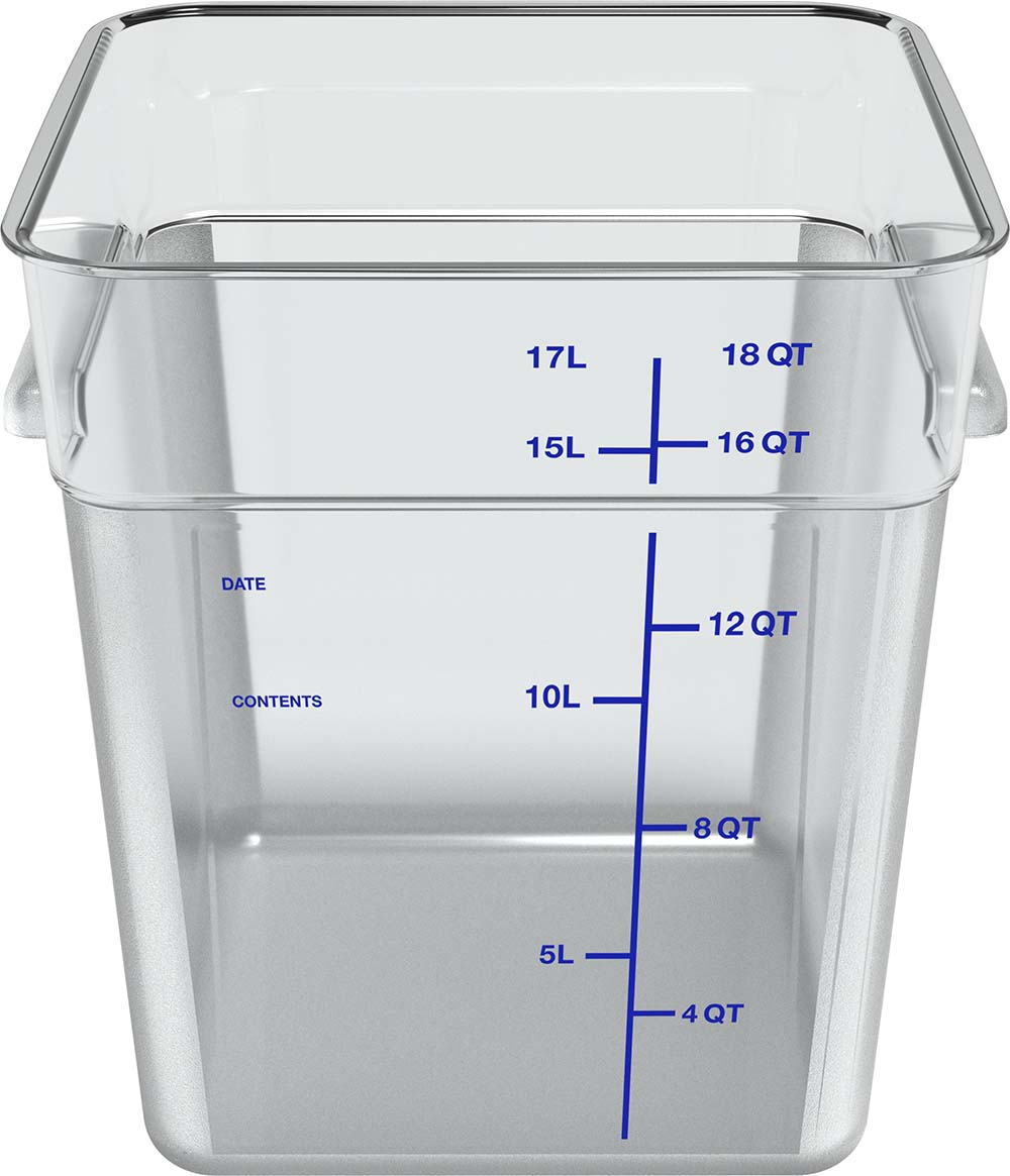Aufbewahrungsbehälter, Carlisle, StorPlus Skala, Klar - 17 Liter
