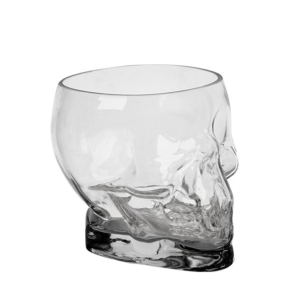 Tiki Becher "Totenkopf" aus Glas, APS Glass - 1,58 Liter