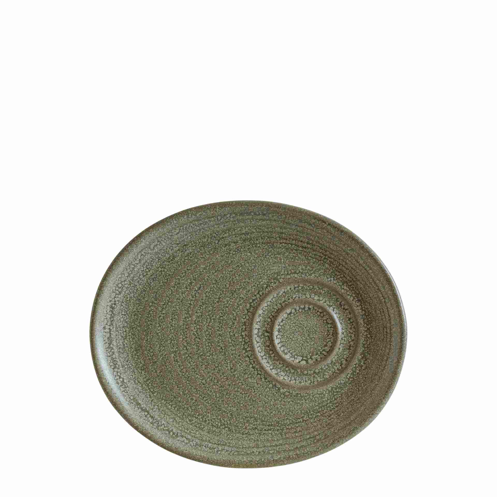 Untertasse Universal, Bonna, Adelfa, Grün - 20 x 17 cm