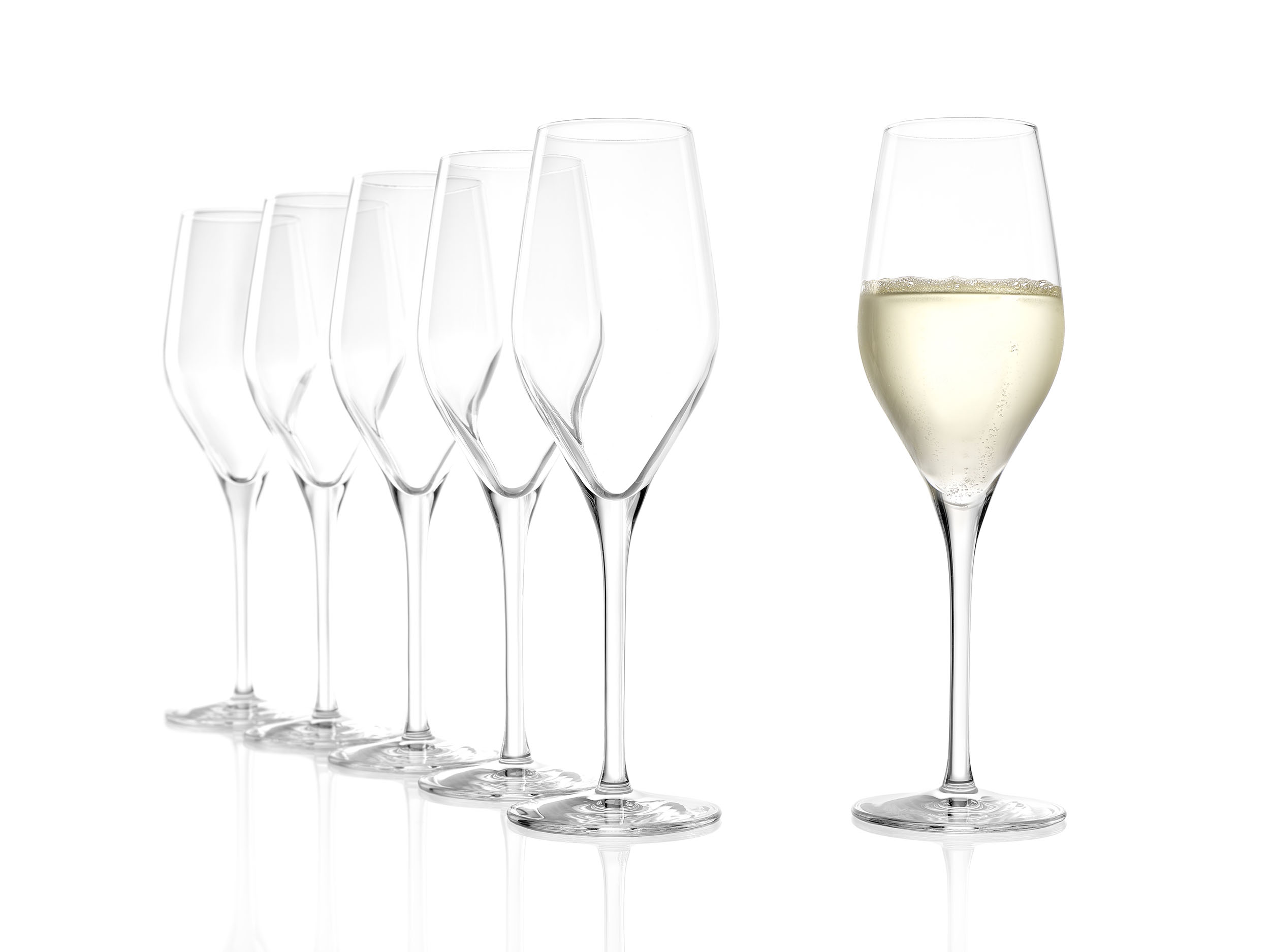 Champagnerkelch / Sektglas, Stölzle, Exquisit - Eichstrich: 0,1 l