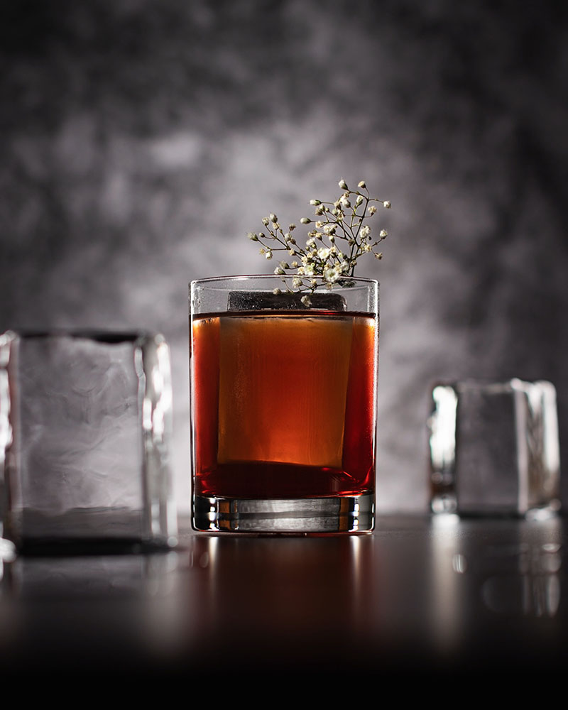 Rocks Glas, Onis, Manhattan - Schankhilfe: 2 cl & 4 cl
