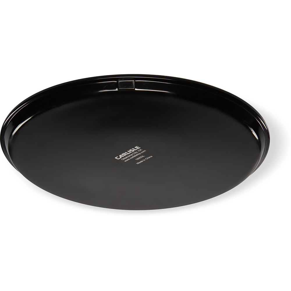 Serviertablett / Kellnertablett, Carlisle, Schwarz - Ø 41,76 cm