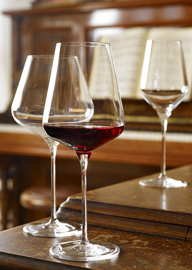 Bordeauxkelch/Bordeauxglas, Stölzle, Quatrophil-Eichstrich: 0,2 l