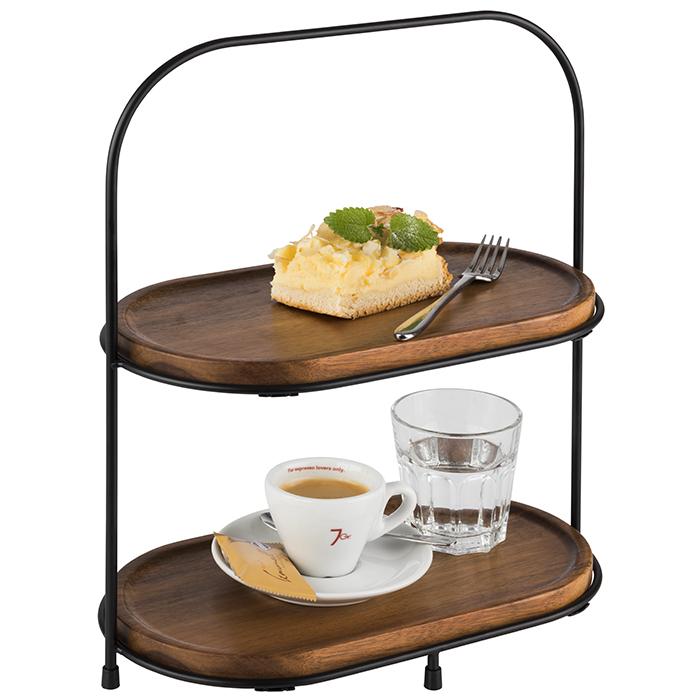 Etagère, 2-stufig, APS, Allrounder - 5 teiliges Set