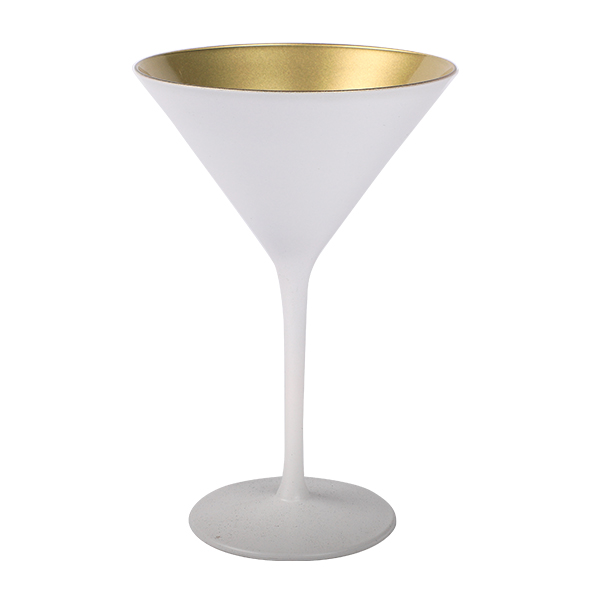 Cocktailschale, Stölzle, Elements, Weiß/Gold - 240ml