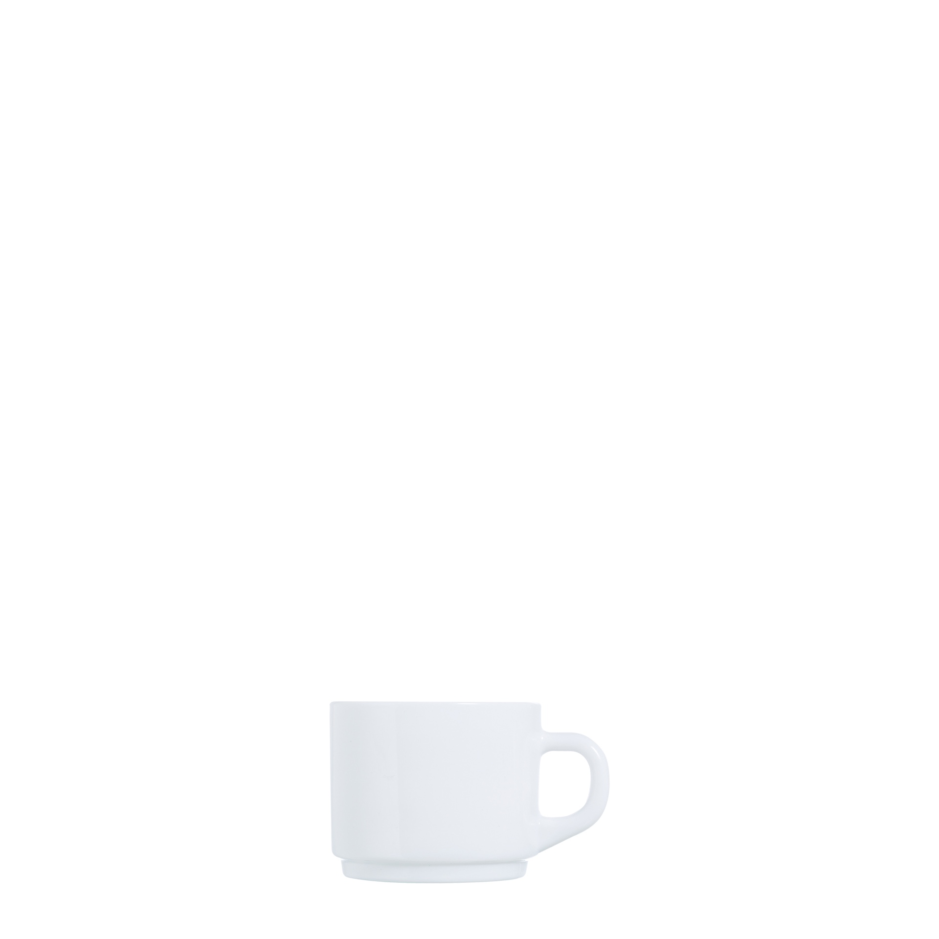 Kaffeetasse, Luminarc, Cylindrique White, Weiß - 220 ml