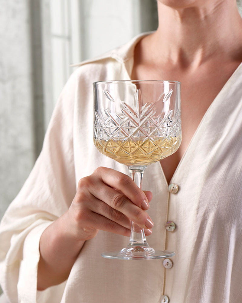 Gin Tonic Cocktail Glas mit Stiel, Pasabahce, Timeless - 550 ml