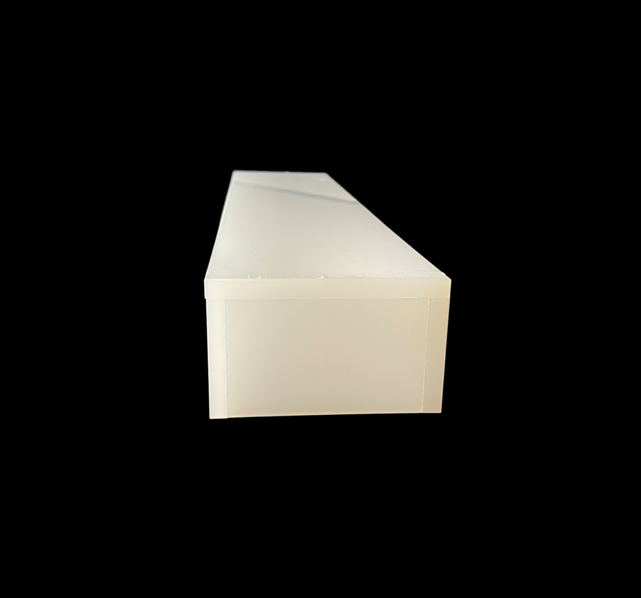 Flaschenstufe B aus Acryl, 50 x 10 x 6 cm