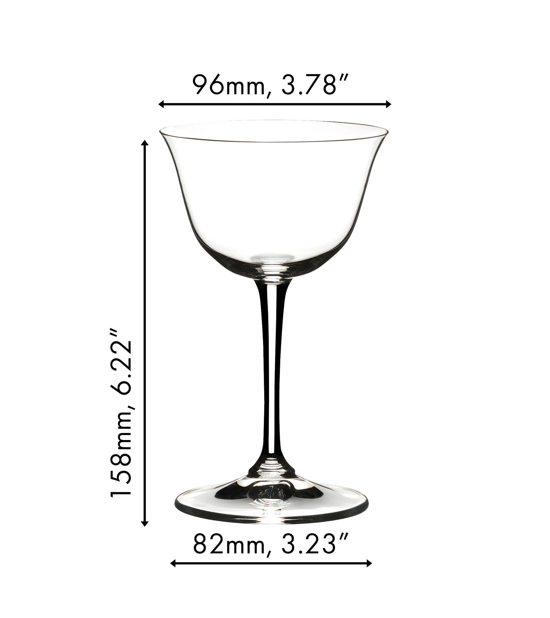 Coupette Glas / Sour Glas, Riedel, Bar Glasses - 217 ml