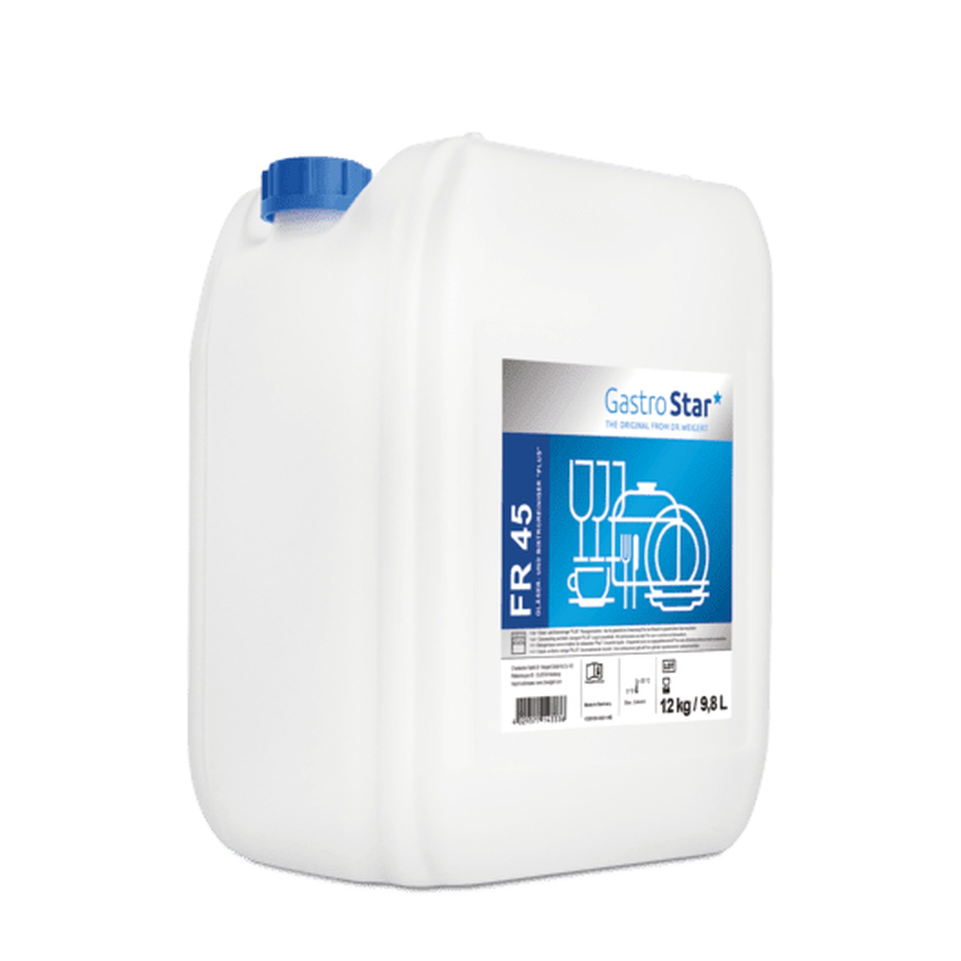 Gläser & Bistro-Reiniger, Dr. Weigert, Gastro Star FR45 - 12 Kg