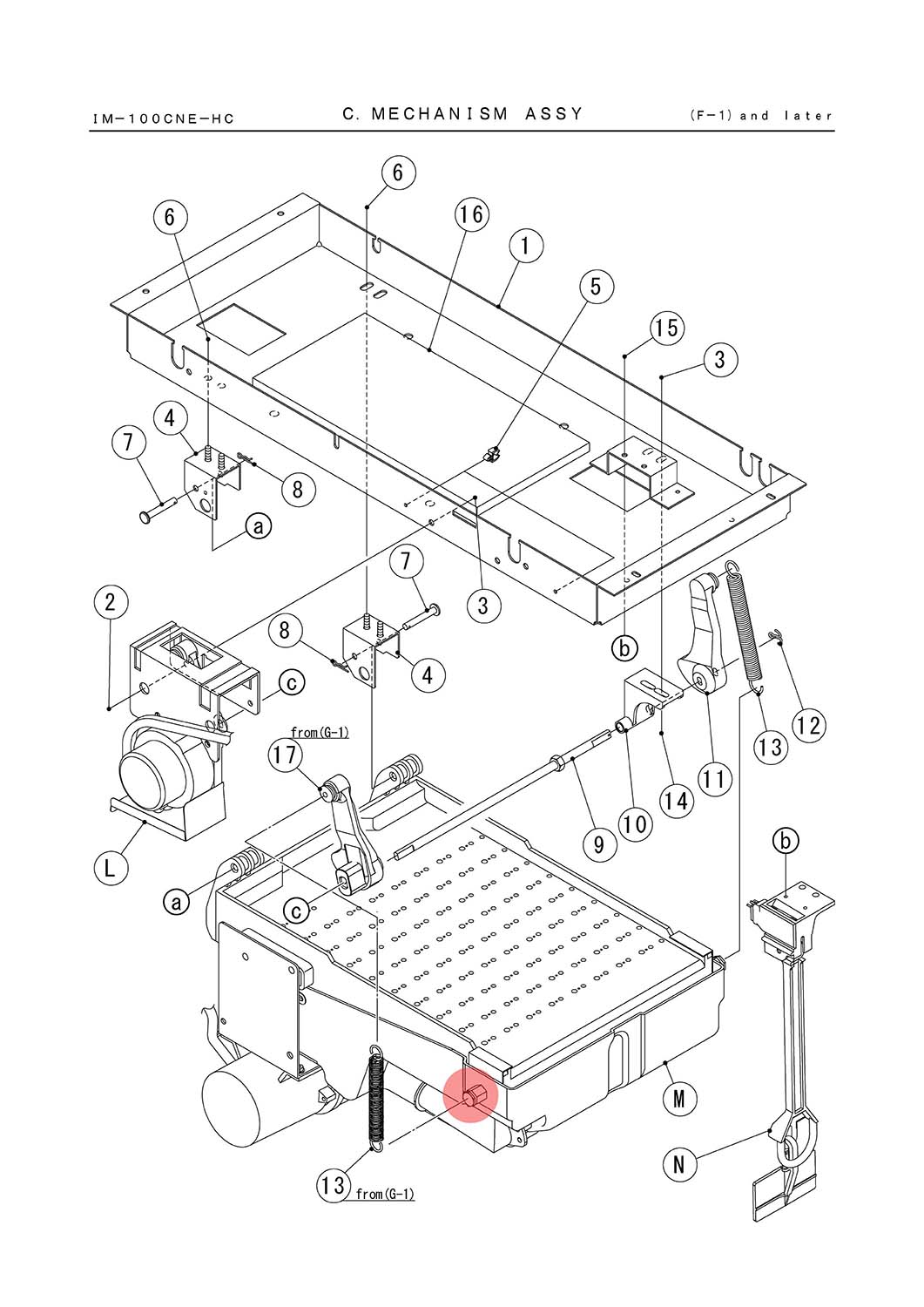 Federhalteschraube, Hoshizaki, IM-45/IM-65/IM-100/IM-130/IM-240