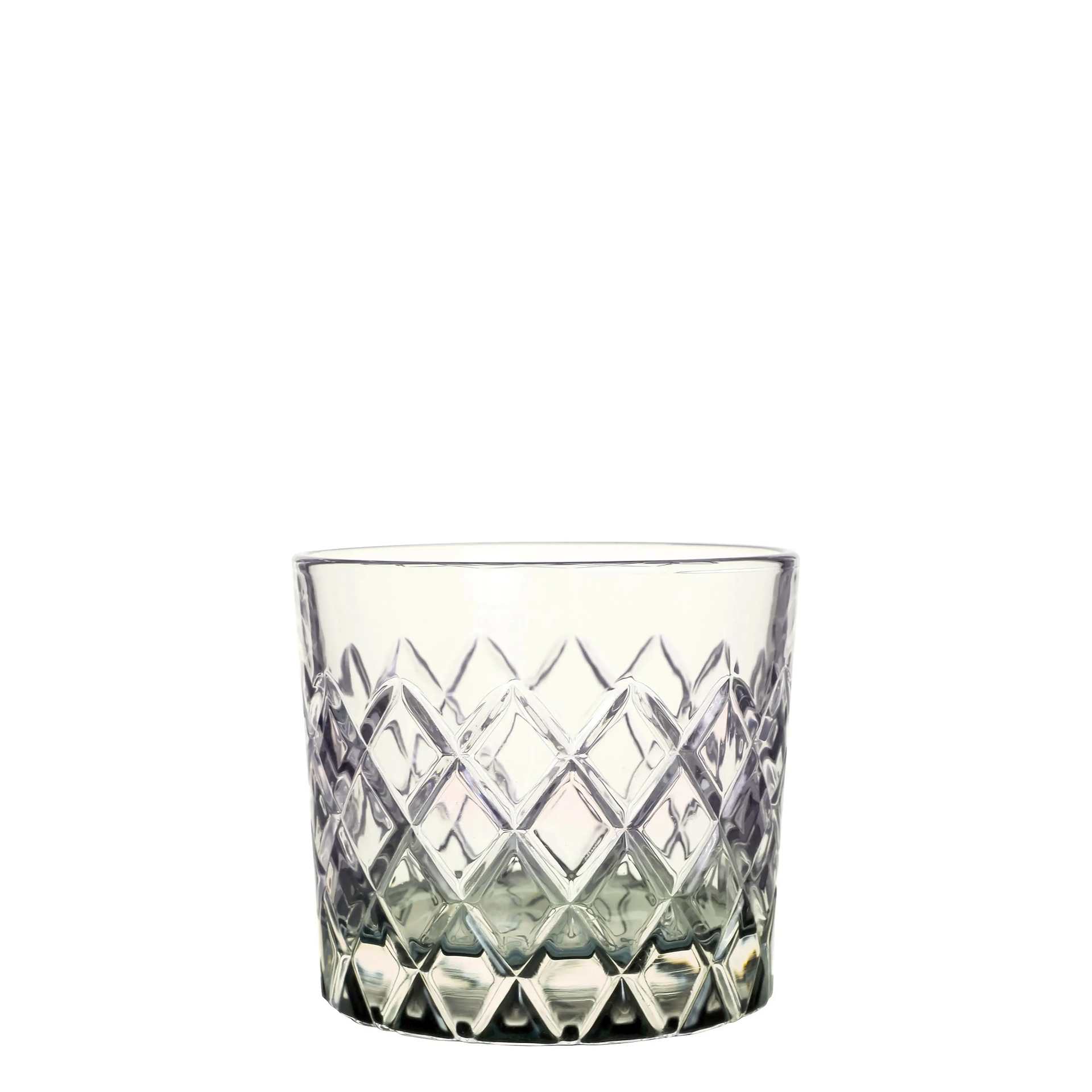 Rocks Glas / Old Fashioned Glas, APS Glass, Healey, Grün - 260 ml