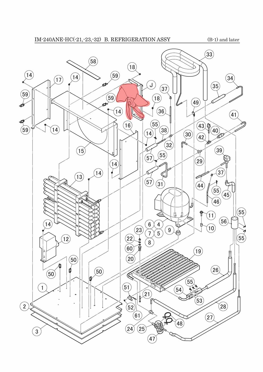 Lüftermotor, Hoshizaki, IM-240