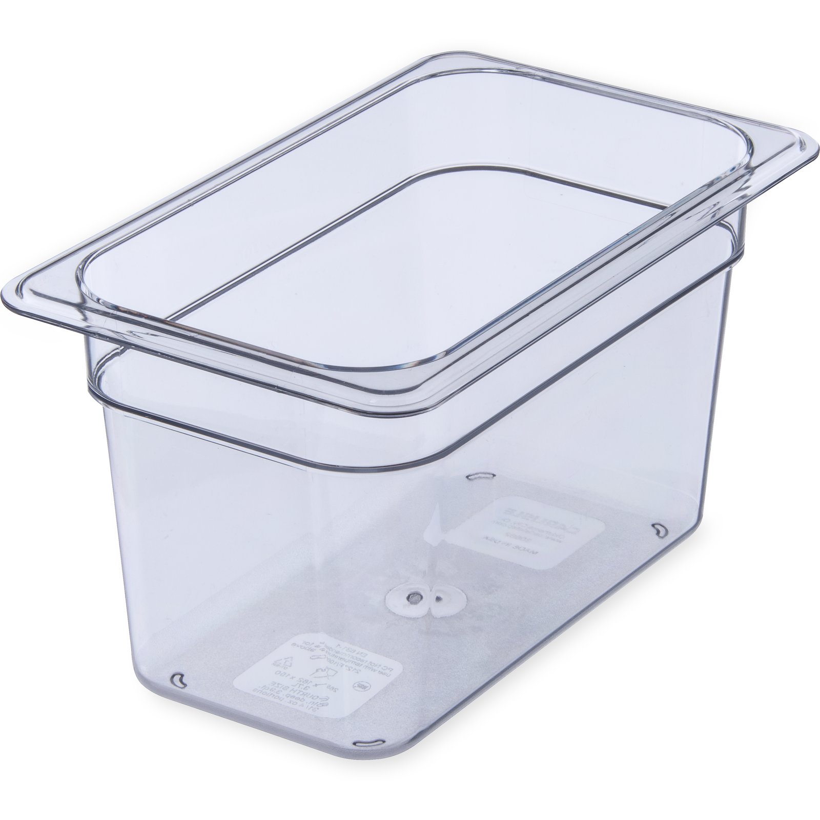 GN 1/4-150, Carlisle, StorPlus, Polycarbonat, Klar - 3,8 Liter