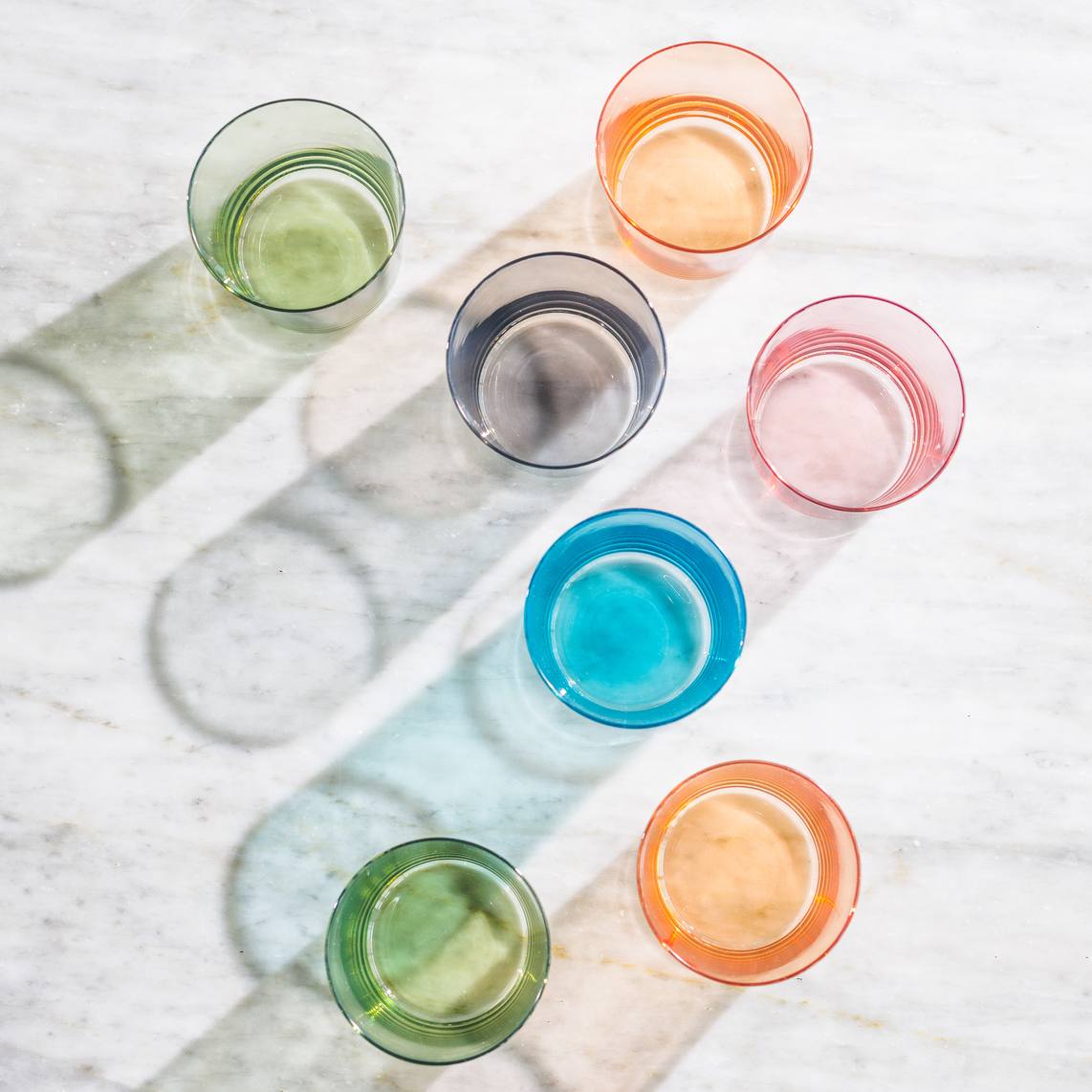 Double Old Fashioned Glas, Onis, Cidra Color, Grau - 390 ml
