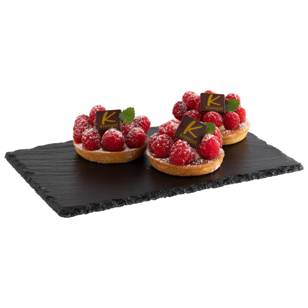 Naturschieferplatte GN 1/3, APS, Schwarz - 32,5 x 17,6 cm