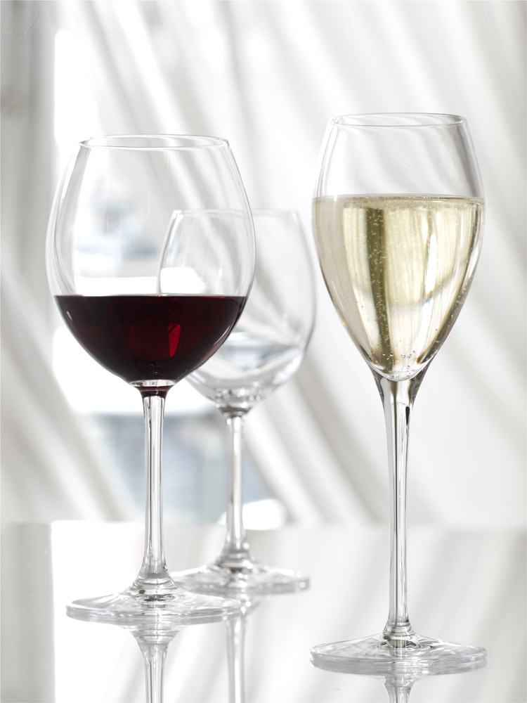 Champagnerkelch / Sektglas, Stölzle, Vinea - Eichstrich: 0,1 l